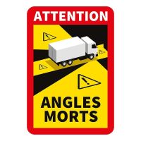Sticker ”Attention Angles Morts!” Vrachtwagen