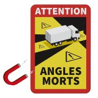 Magneetsticker Attention Angles Morts!“ Vrachtwagen “