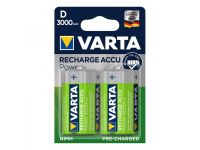Varta Recharge Accu Power batterijen D 3000 mAh 2 stuks in blister